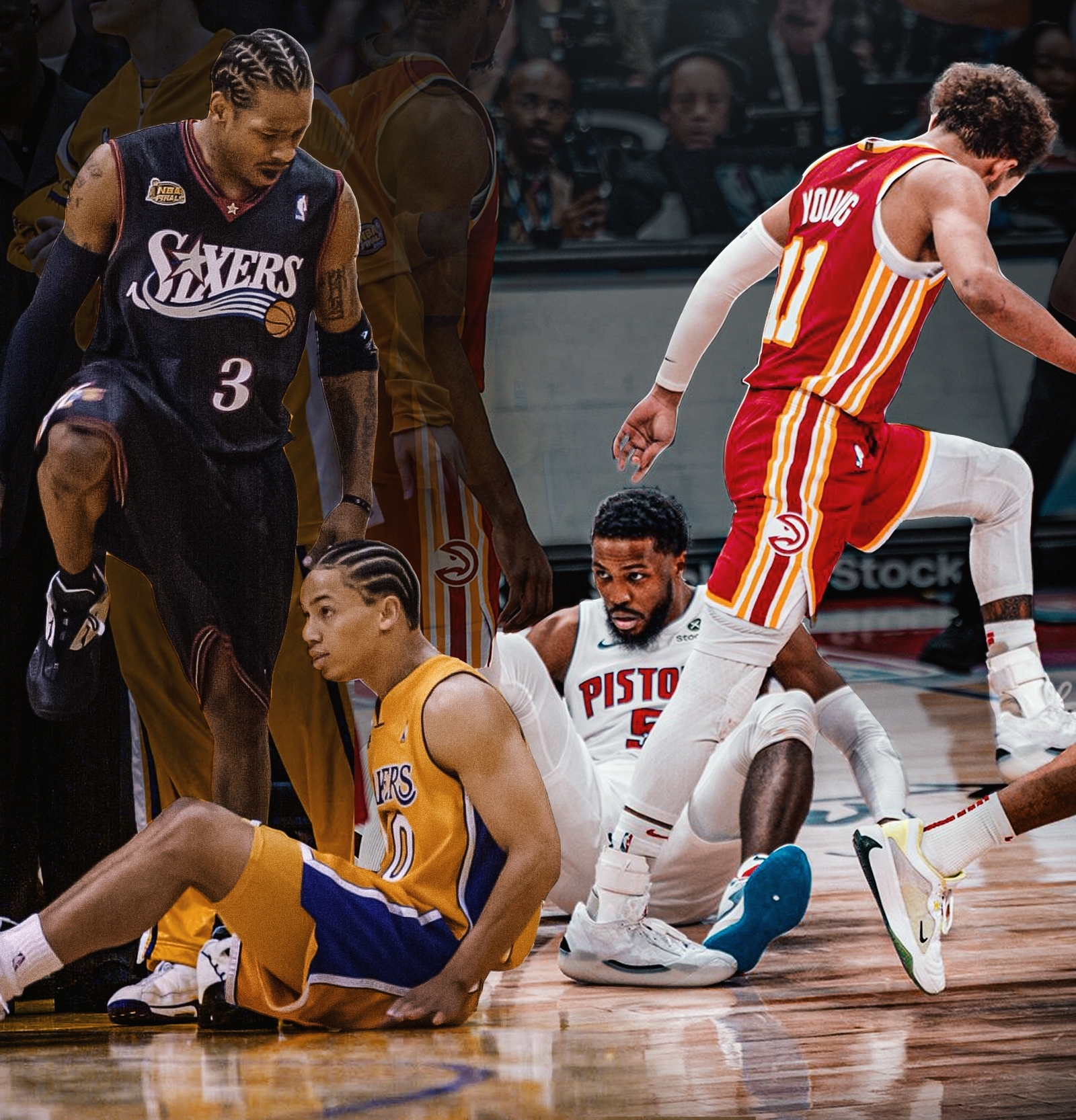 篮网B队鏖战湖人，特雷杨送出助攻